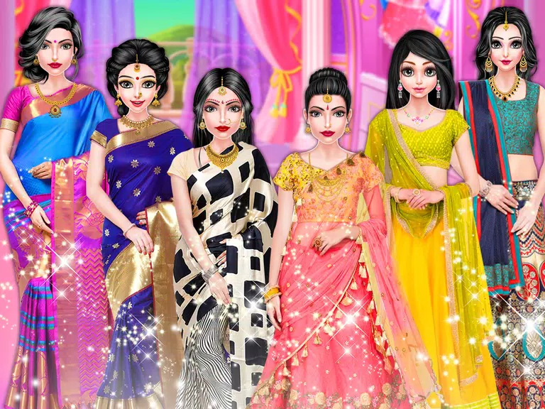 Indian Girl Salon - Indian Gir Ekran Görüntüsü 0