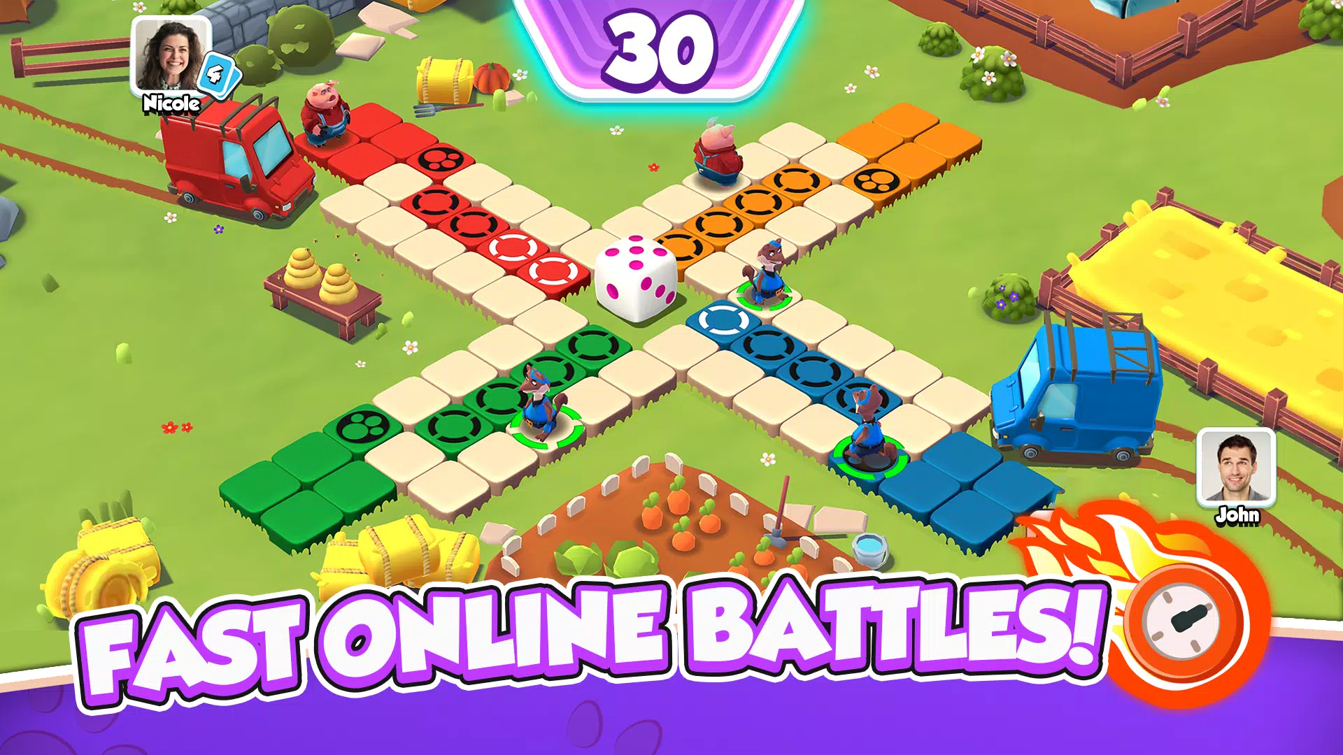 Schermata Ludo: Animal Heroes 0