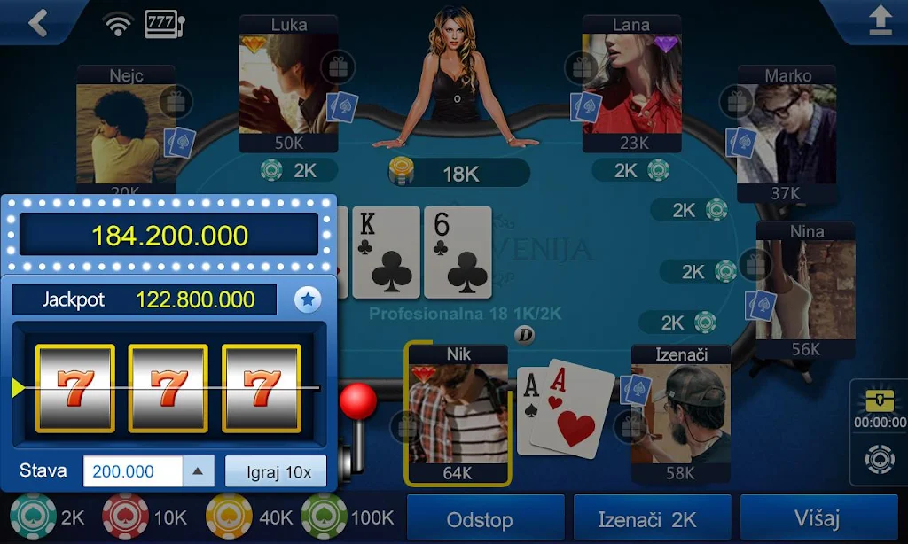 Poker Slovenia hd Schermafbeelding 2