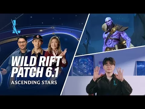 LOL: Wild Rift Patch 6.1: Estrelas ascendentes