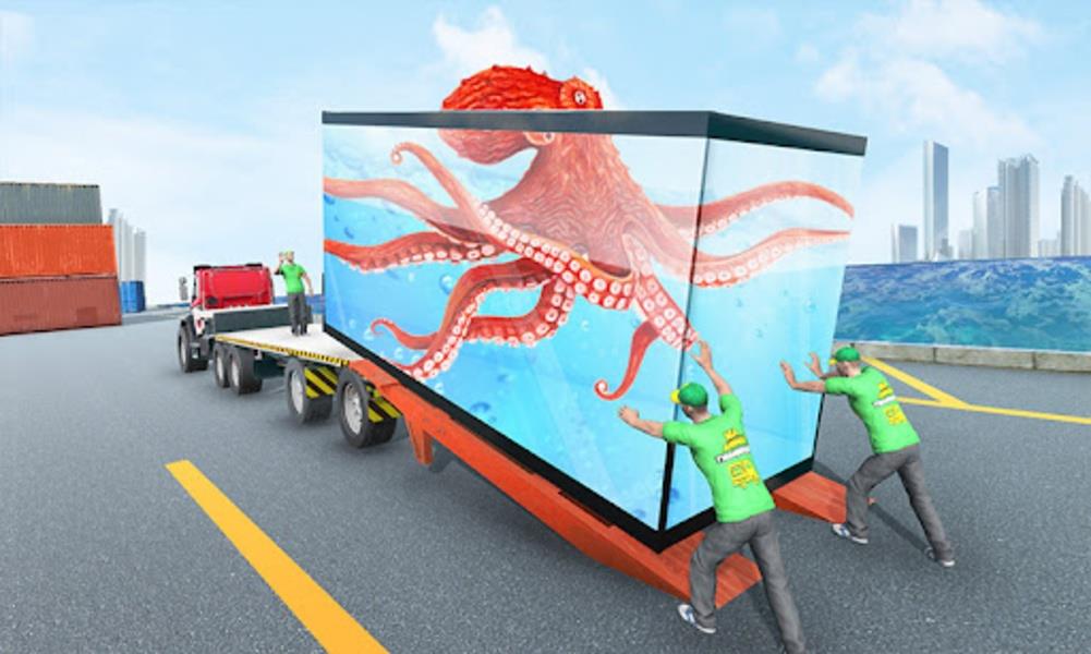 Sea Animal Transporter 2018: Truck Simulator Game Capture d'écran 2