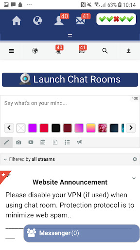 Senior chatz - chat rooms Screenshot 2