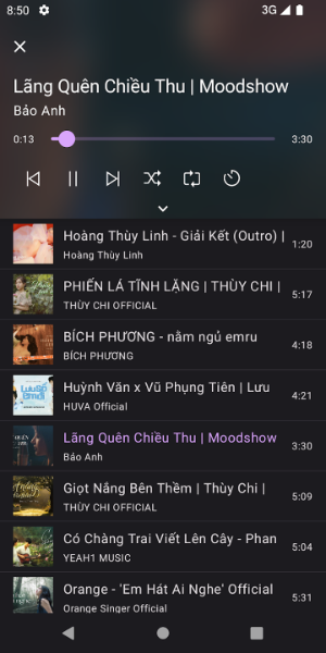 TMusic ဖန်သားပြင်ဓာတ်ပုံ 1
