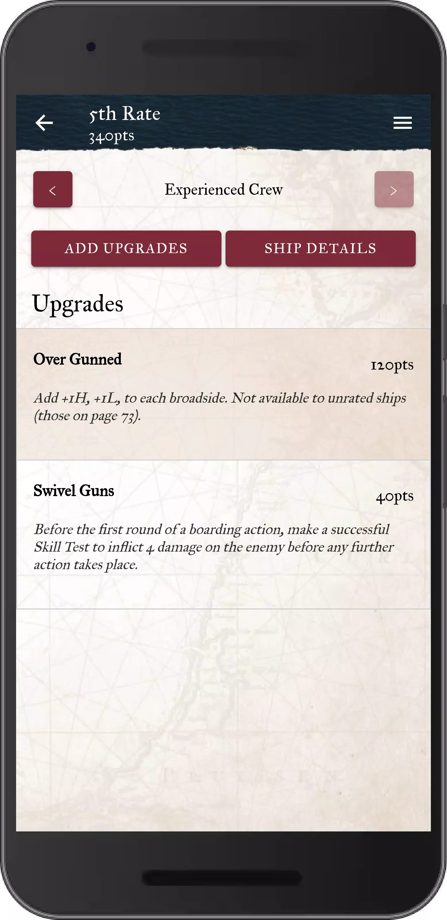 Schermata Warlord Games List Builder 3