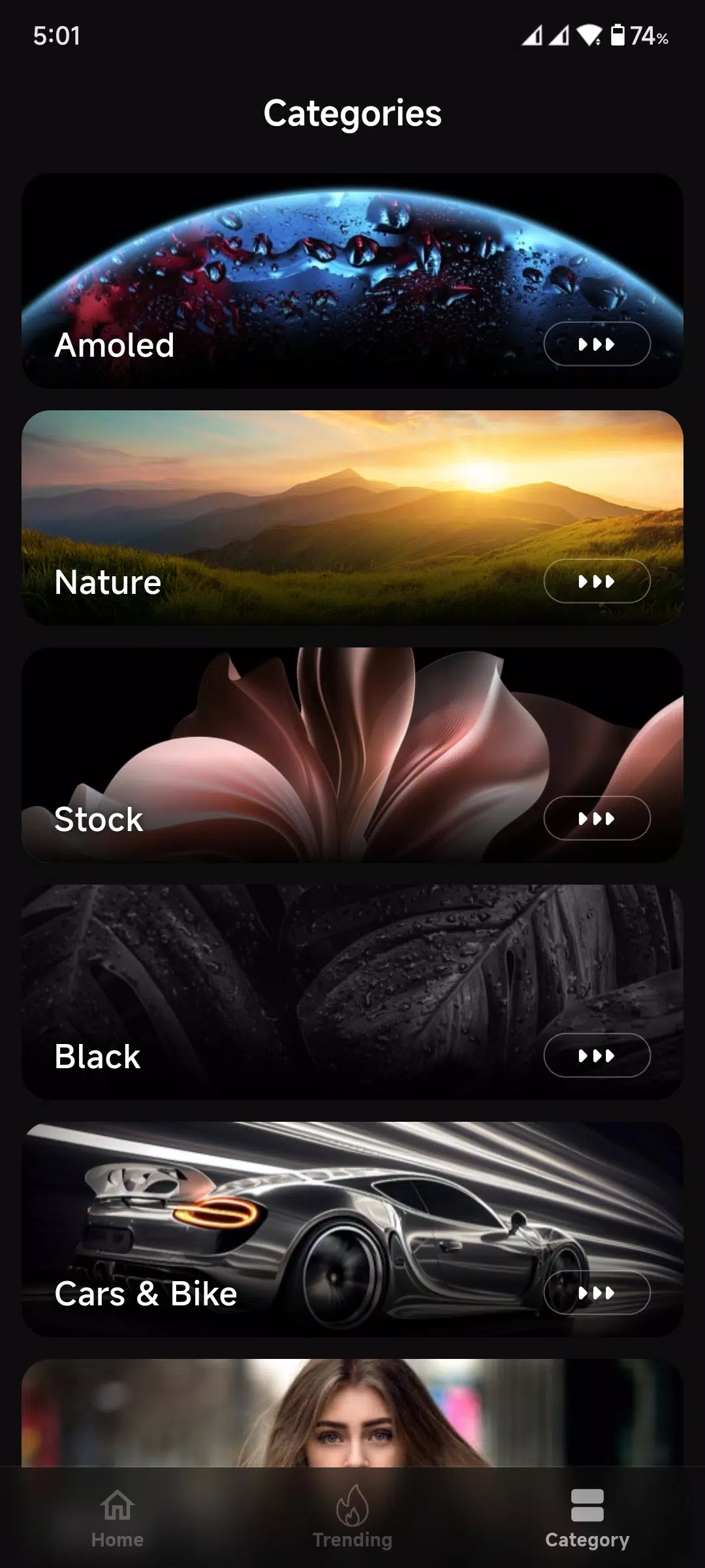 Schermata WallHub 2