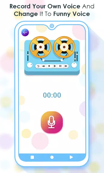 Voice Changer - Funny Recorder Captura de tela 1