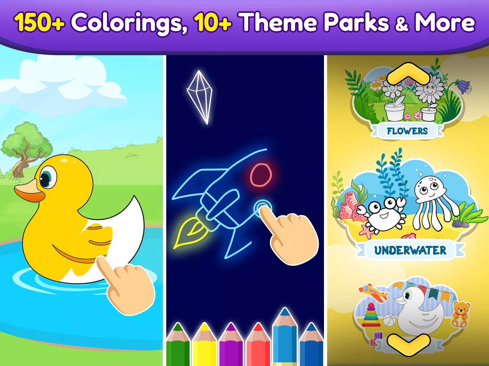 Coloring games for kids: 2-5 y スクリーンショット 0