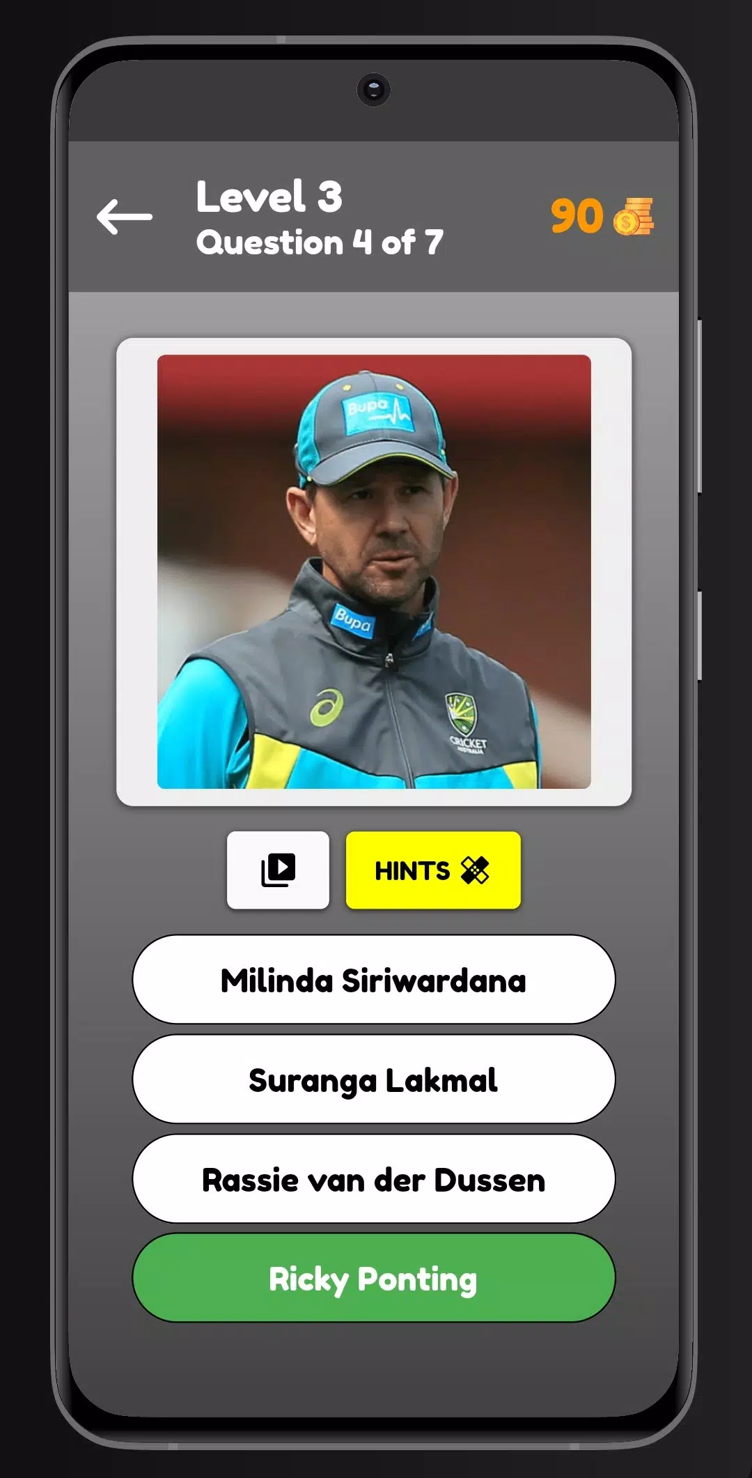 Cricket Quiz應用截圖第0張