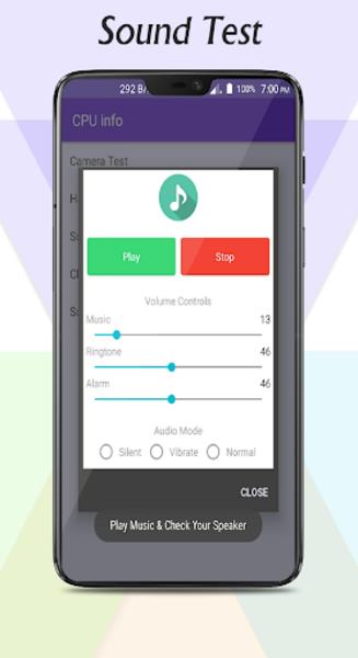 CPU-Z : Device & System info for Android™ Captura de tela 1