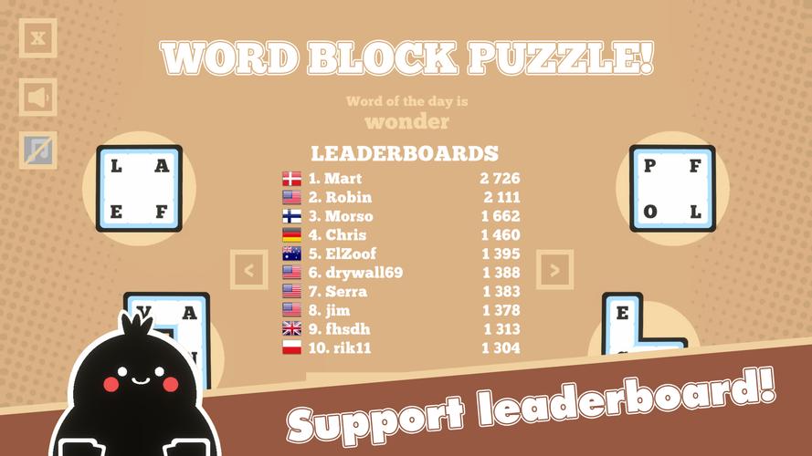 Word Block Puzzle Tangkapan skrin 0