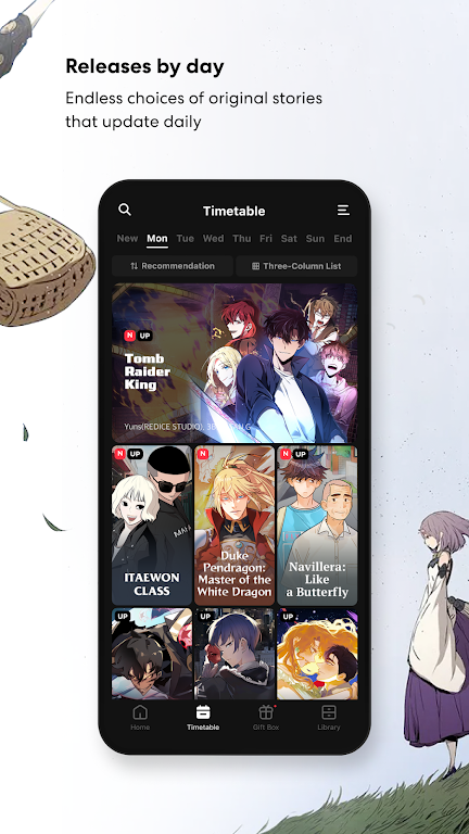 KAKAO WEBTOON ဖန်သားပြင်ဓာတ်ပုံ 3