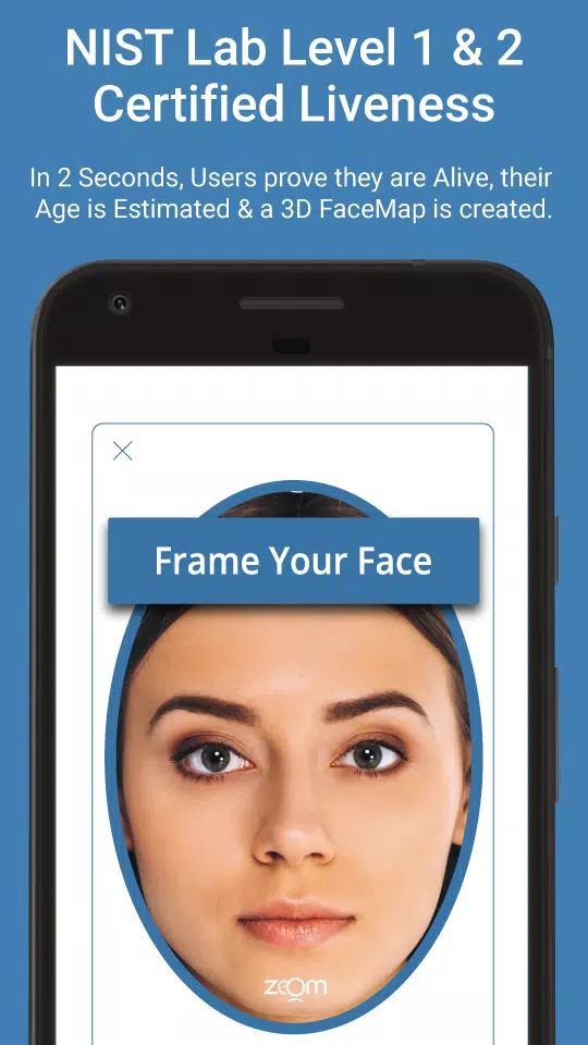 FaceTec Demo ဖန်သားပြင်ဓာတ်ပုံ 1