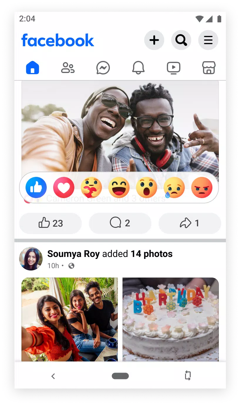 Facebook Lite Tangkapan skrin 1
