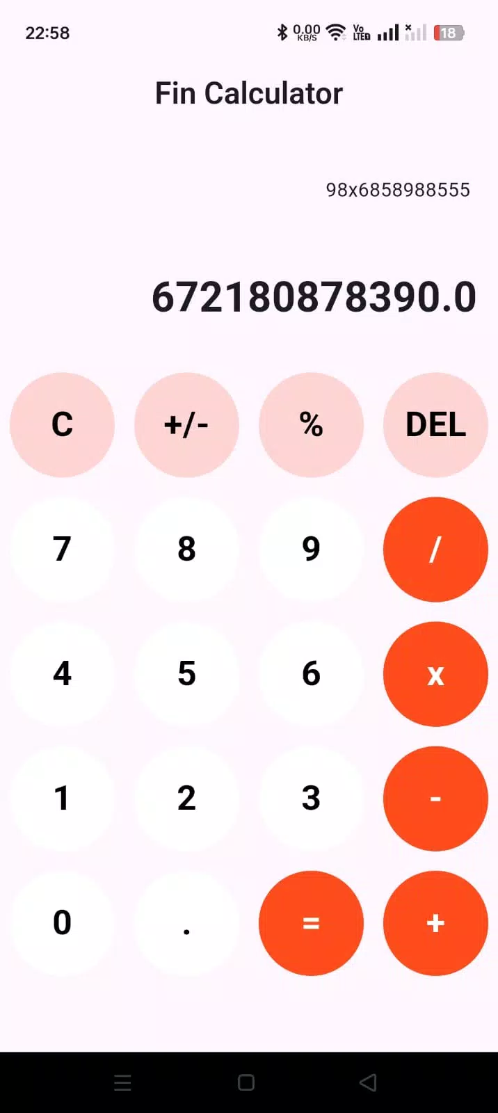 Fin Calculator ภาพหน้าจอ 1