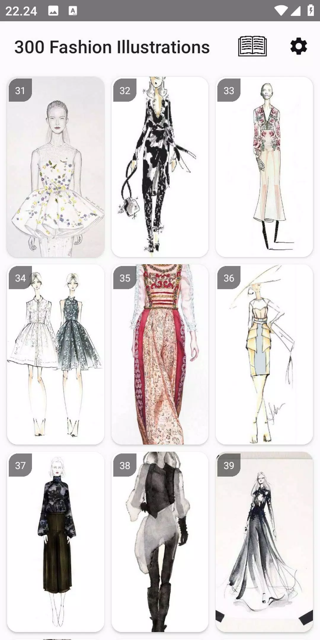 300 Fashion Illustrations Capture d'écran 1