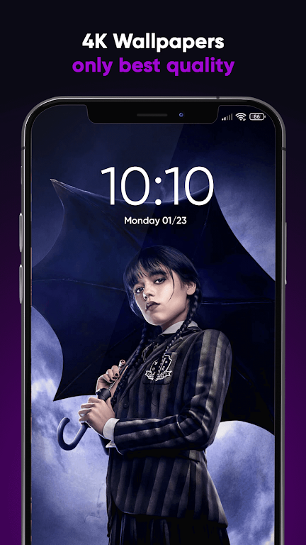 Wednesday Addams Wallpapers HD 스크린샷 1