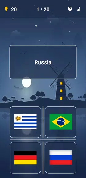 Schermata Flag quiz - Country flags 0