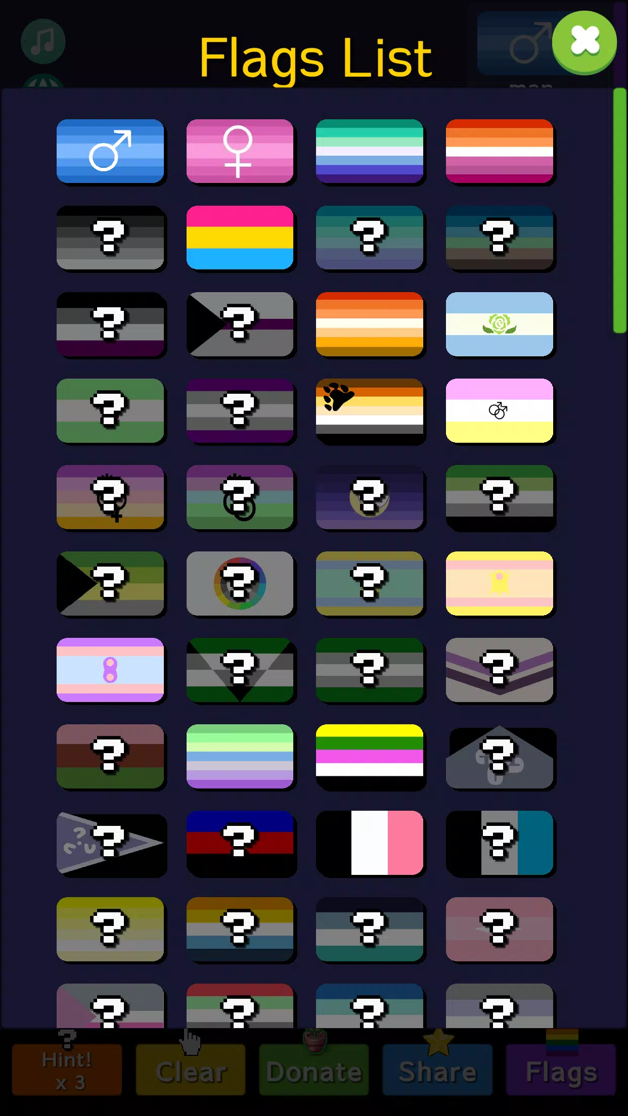 Schermata LGBTQ Flags Merge 3