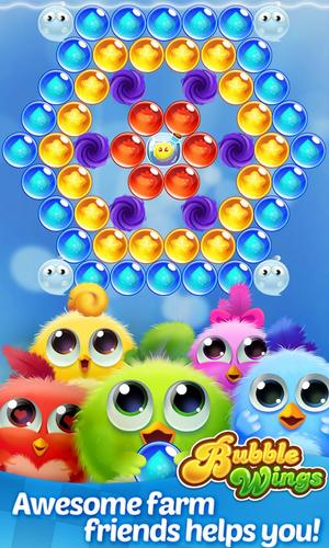 Bubble Wings: bubble shooter Captura de pantalla 3