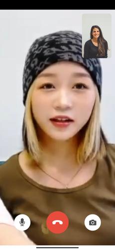 Kep1er Call - Fake Video Call スクリーンショット 0