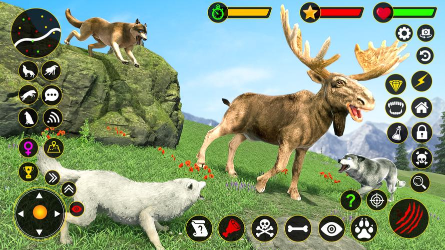 The Wolf Simulator: Wild Game應用截圖第2張