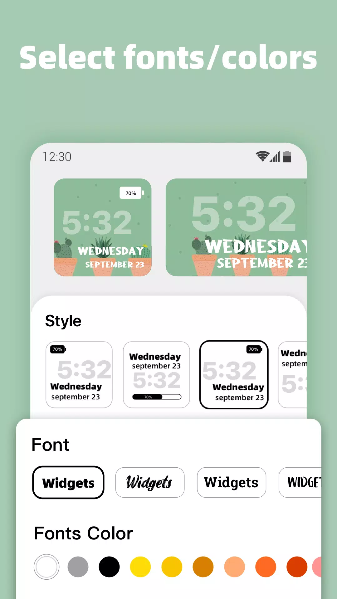MagicWidgets ဖန်သားပြင်ဓာတ်ပုံ 2