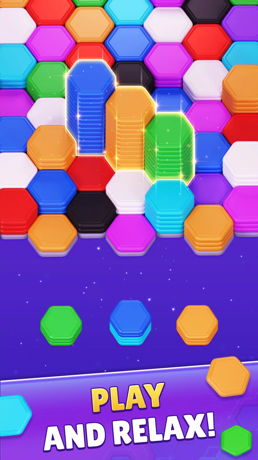 Color Hexa Sort Puzzle Game Ekran Görüntüsü 0