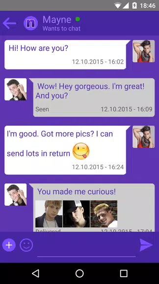 Schermata naduu - Chat and meet people 2