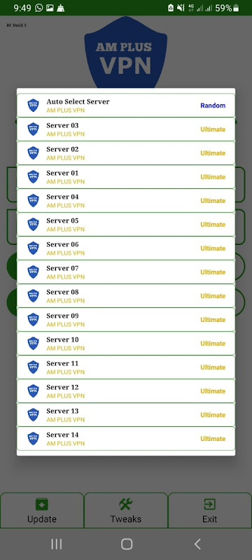 AM PLUS VPN স্ক্রিনশট 1