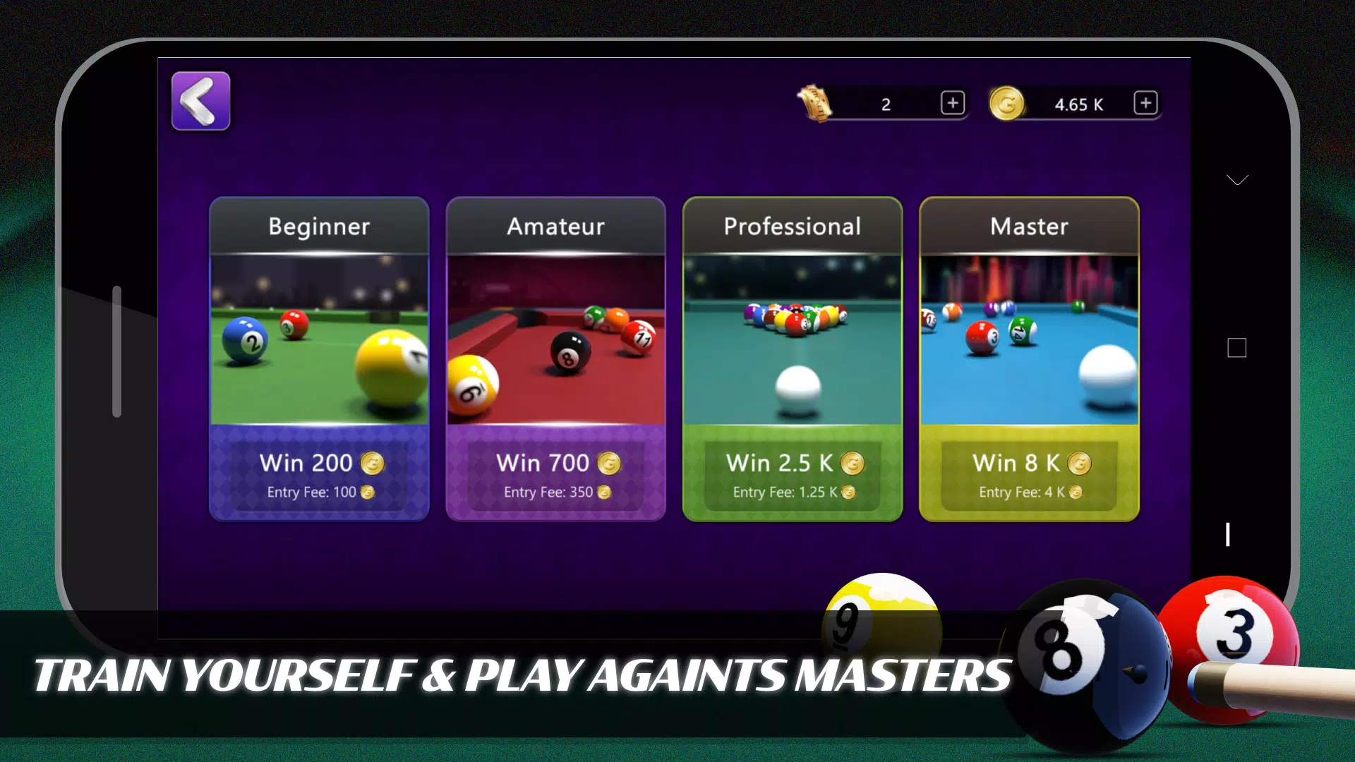 8 Ball Billiards Offline Pool Captura de tela 1