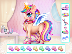 Unicorn Dress up Girls Game Zrzut ekranu 3