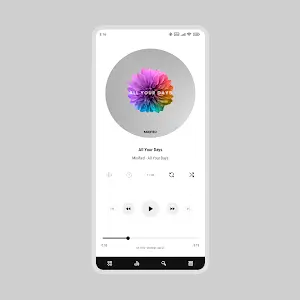 Aurora - Poweramp Skin স্ক্রিনশট 1