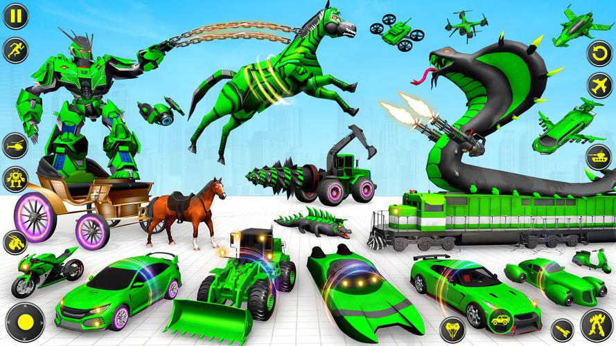 Horse Robot: Car Robot Games應用截圖第1張