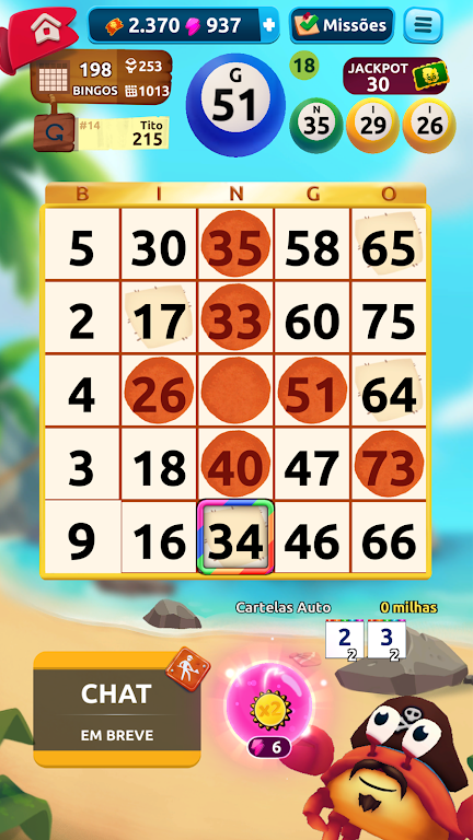 Bingo Bloon - Free Game - 75 Ball Bingo Captura de tela 1