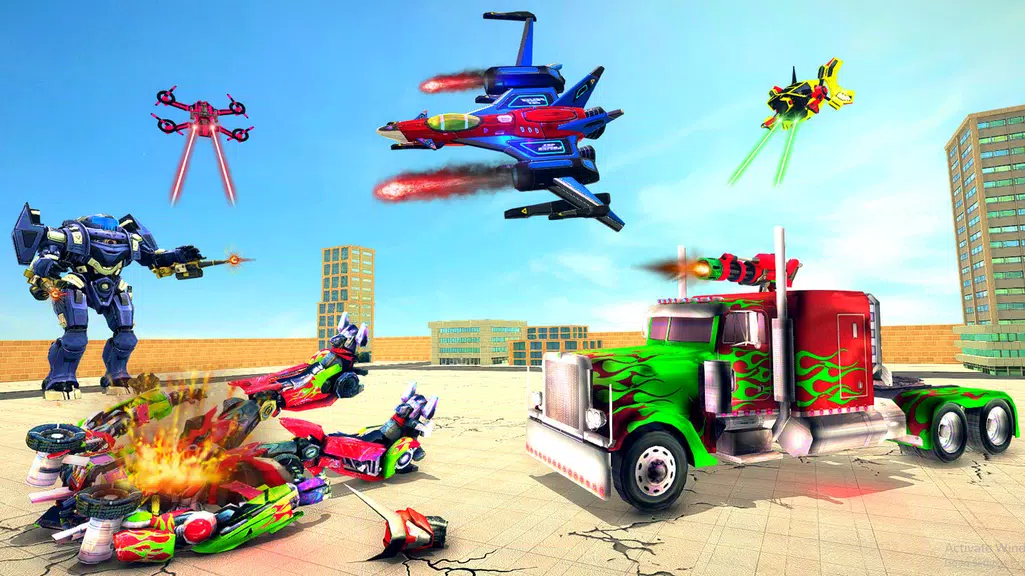 Truck Robot Transform Game应用截图第2张
