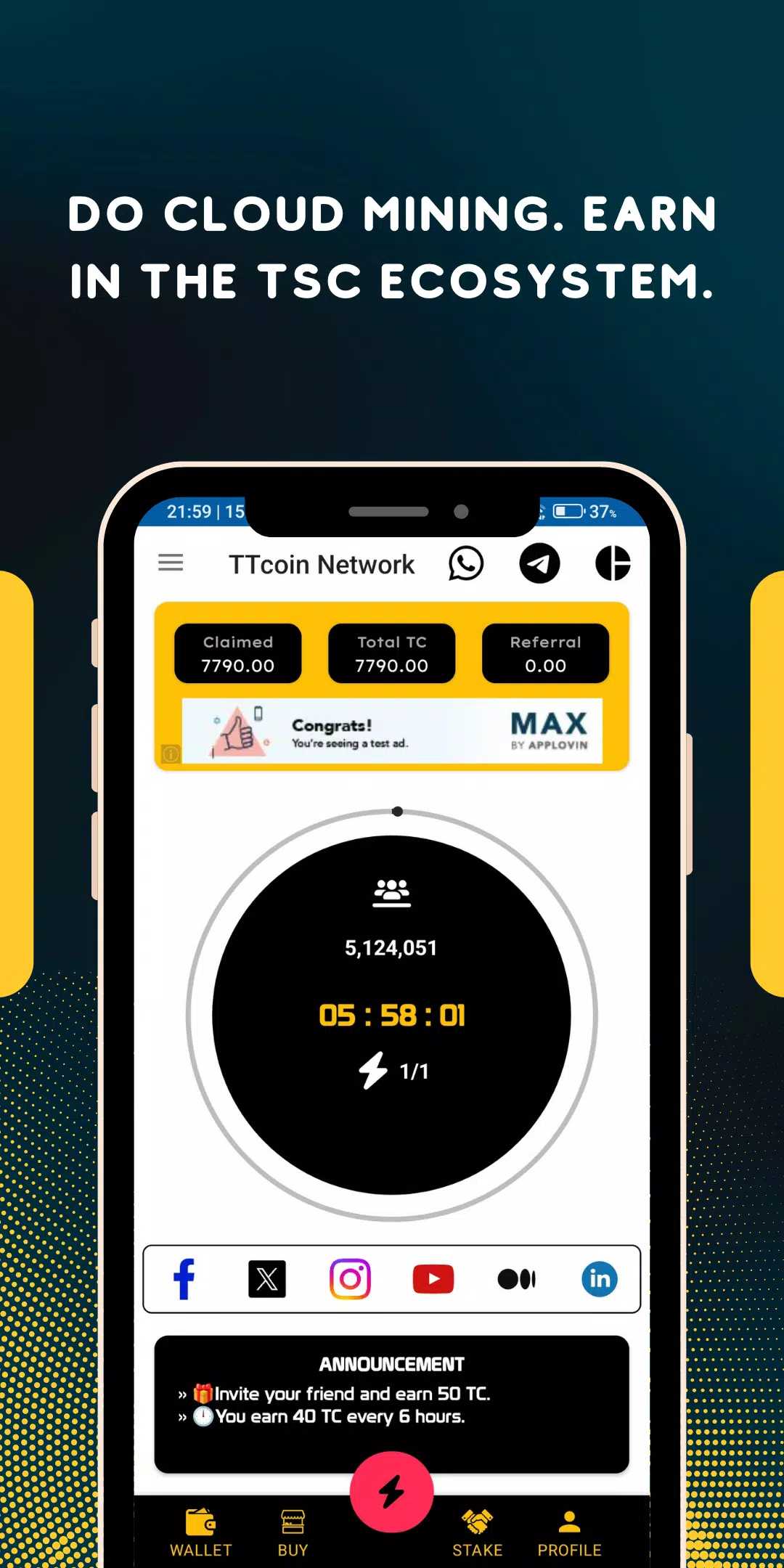 TTcoin Network - OLD スクリーンショット 1