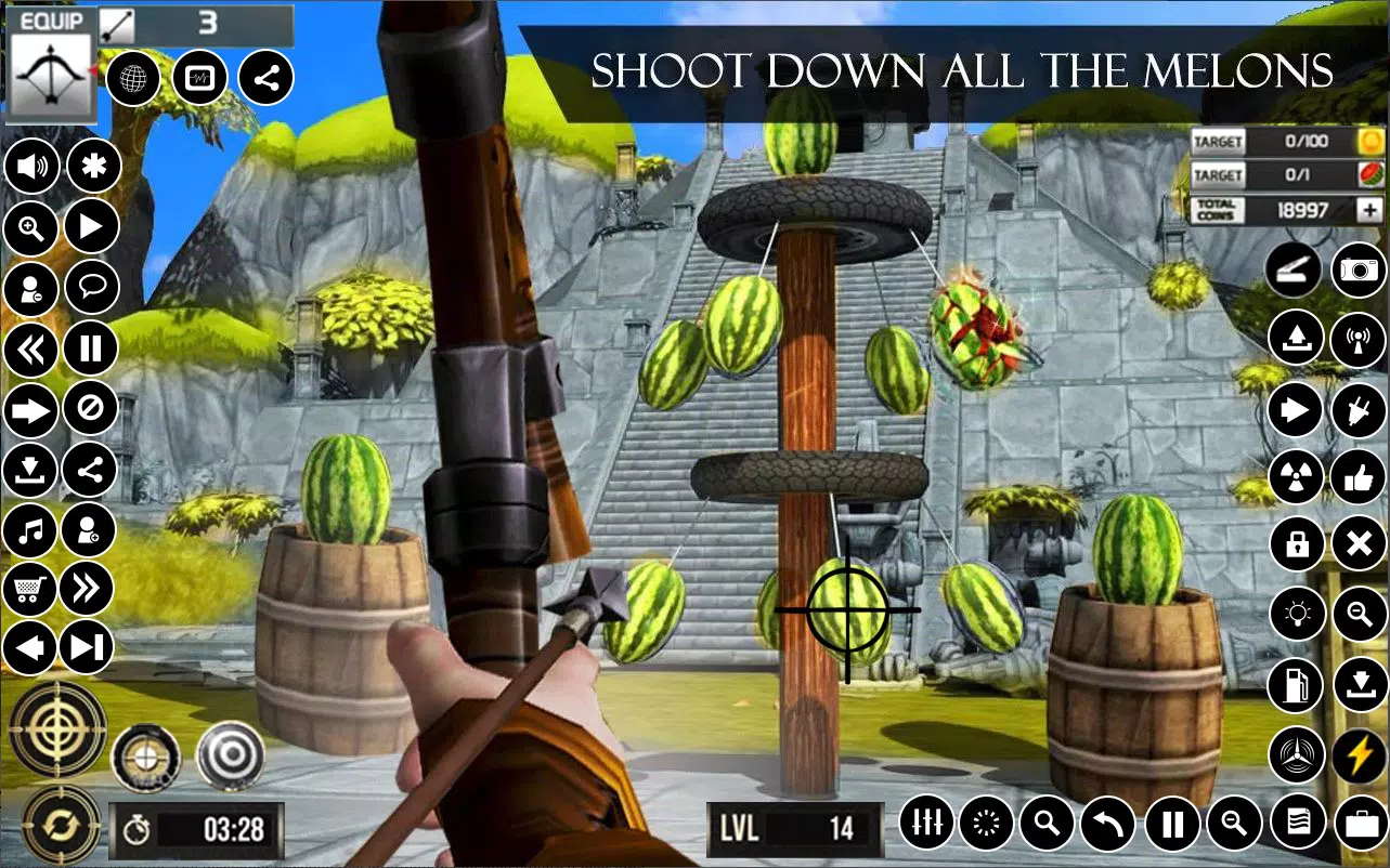 Watermelon Archery Games 3D應用截圖第0張