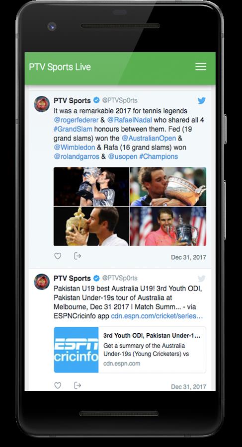 PTV Sports Live Streaming Ekran Görüntüsü 2
