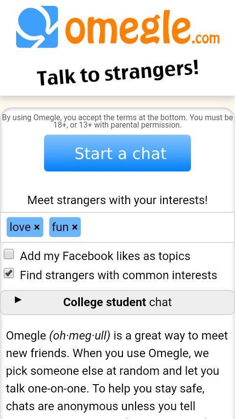 Omegle Chat - Talk to Strangers應用截圖第0張