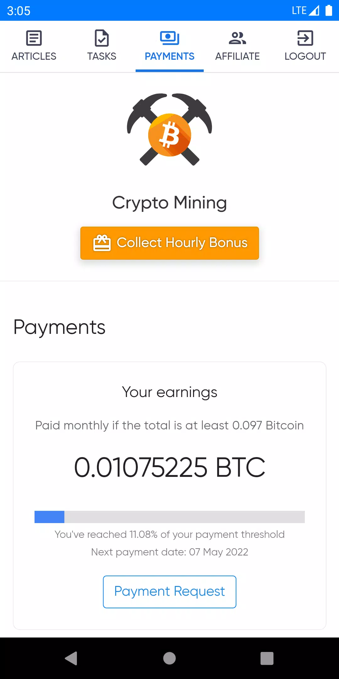 Crypto Mining स्क्रीनशॉट 2