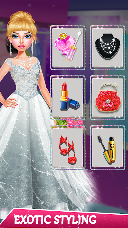 Bridal Wedding Makeup Game Captura de pantalla 2