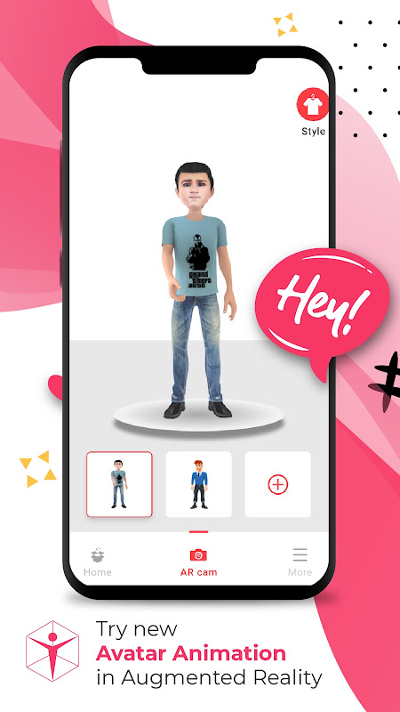 TaDa Time - 3D Avatar Creator Captura de pantalla 0