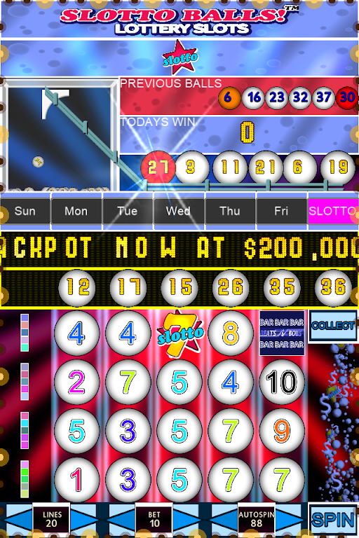 Slotto Balls™ Lottery Fruit Machine ภาพหน้าจอ 1