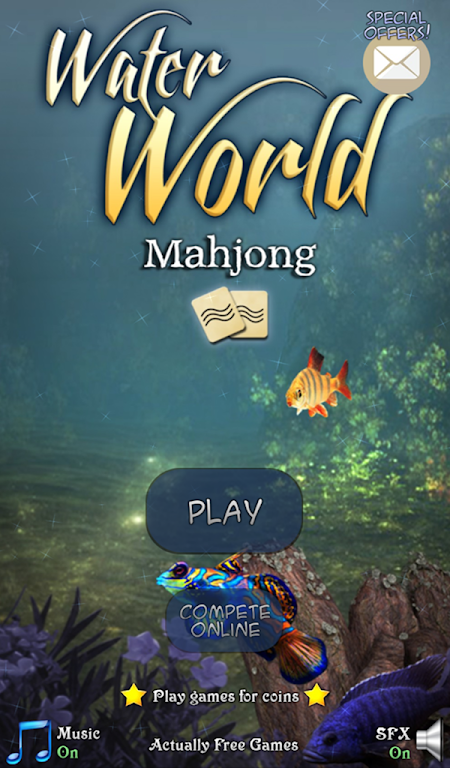 Hidden Mahjong: Underwater World 스크린샷 0