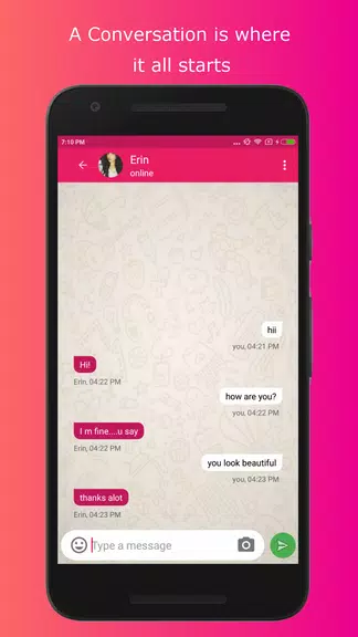Stranger Chat And Date - Online Random Chat Rooms Скриншот 2