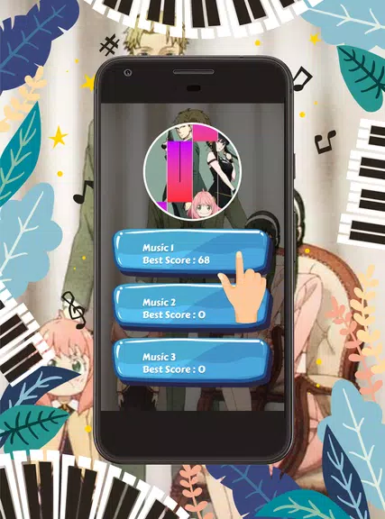 Piano Tiles Anime Spy X Family Tangkapan skrin 0