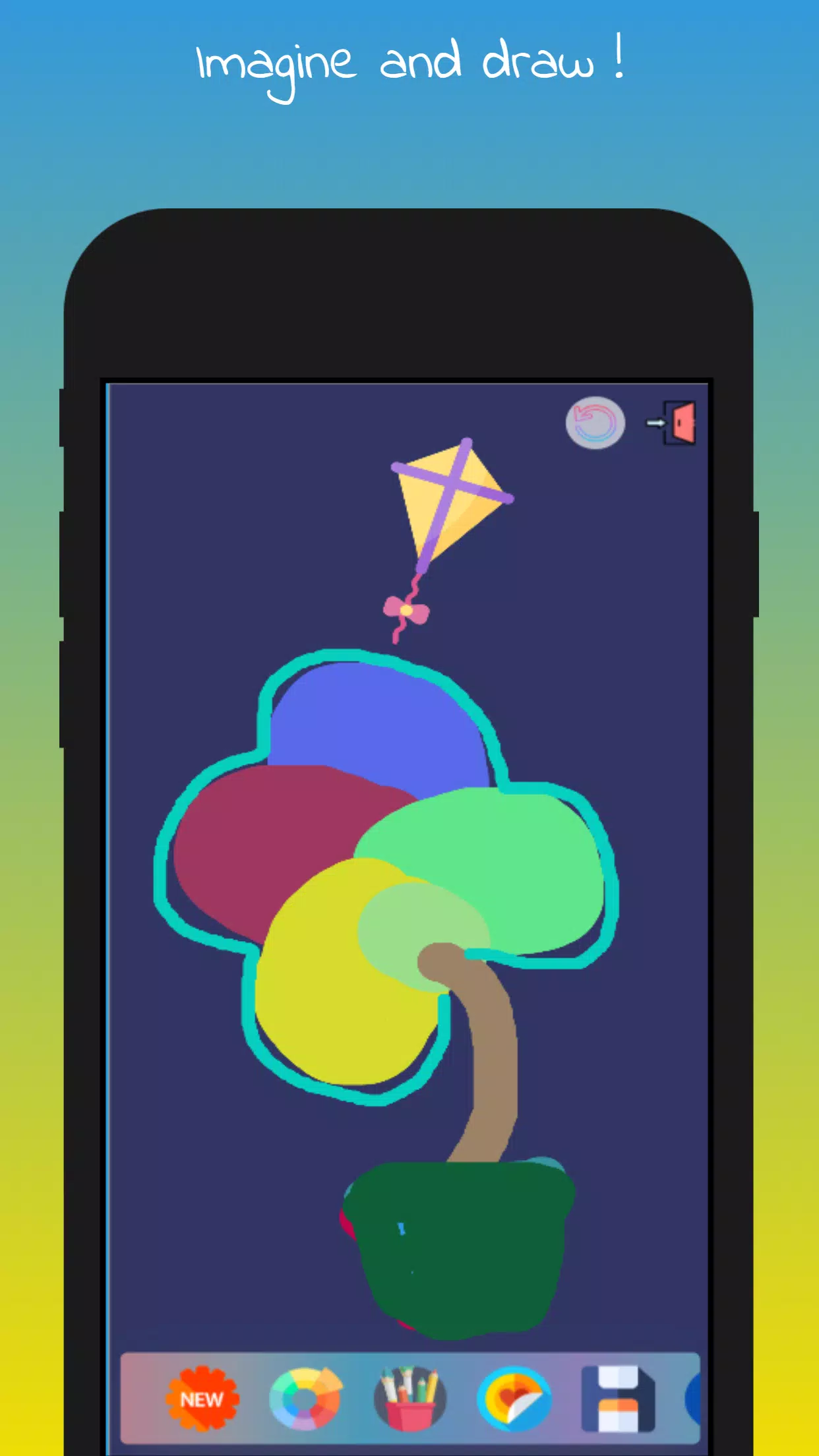 Fun Draw: A doodling and a dra Ảnh chụp màn hình 1