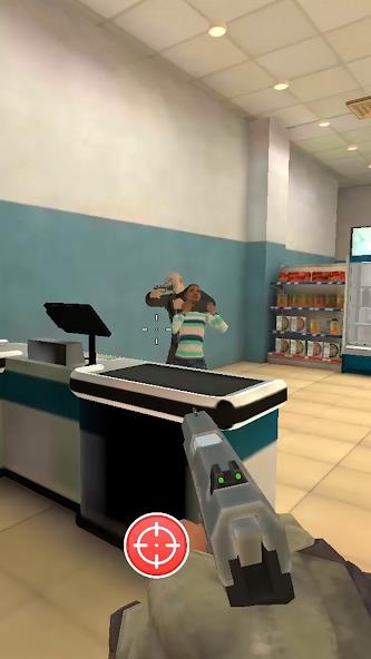 Rescue Cop: Shooting Game Mod Captura de pantalla 3