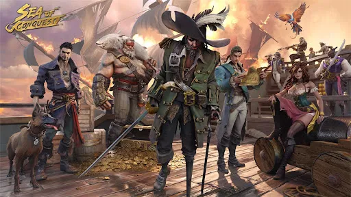 Sea of Conquest: Pirate War 스크린샷 1