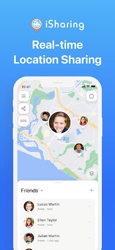 iSharing: GPS Location Tracker Schermafbeelding 0